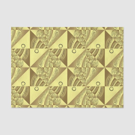 Gold Pattern Tissuepapier (Voorkant)