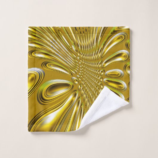 Gold Pattern Washandje (Wasdoekje)