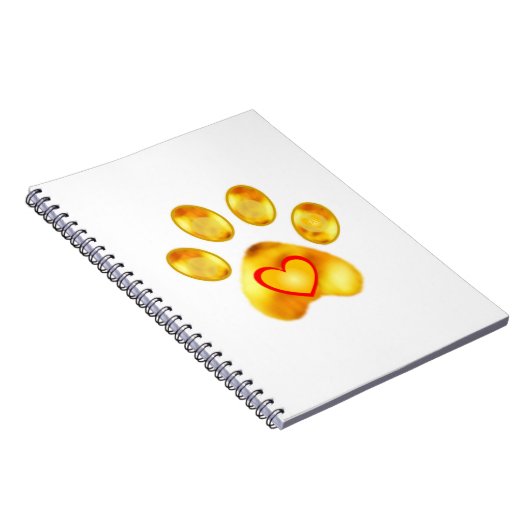 Gold Paw Notitieboek (Rechterzijde)