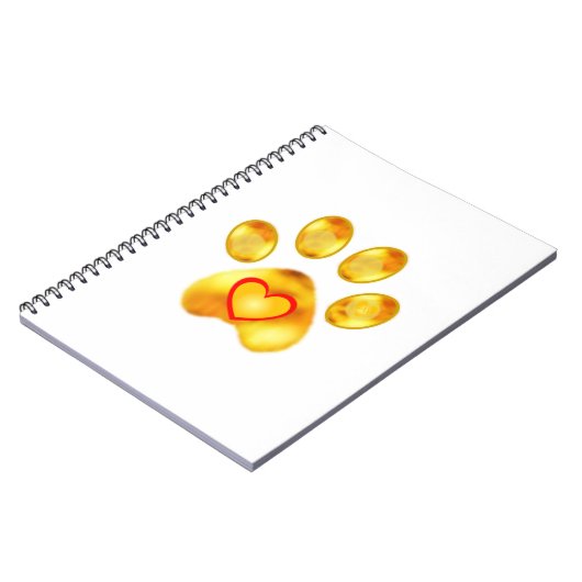 Gold Paw Notitieboek (Linkerzijde)