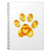 Gold Paw Notitieboek (Voorkant)