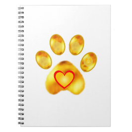 Gold Paw Notitieboek