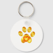 Gold Paw Sleutelhanger (Voorkant)