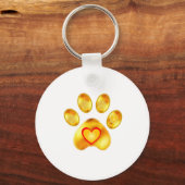 Gold Paw Sleutelhanger (Voorkant)