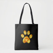 Gold Paw Tote Bag (Voorkant)