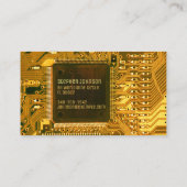 Gold PCB's, gedrukte schakelingen - Technology Eng Visitekaartje (Achterkant)