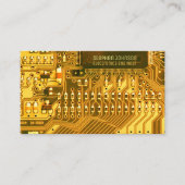 Gold PCB's, gedrukte schakelingen - Technology Eng Visitekaartje (Voorkant)