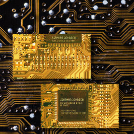 Gold PCB's, gedrukte schakelingen - Technology Eng Visitekaartje