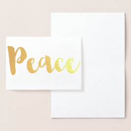 Gold Peace Folie Kaarten