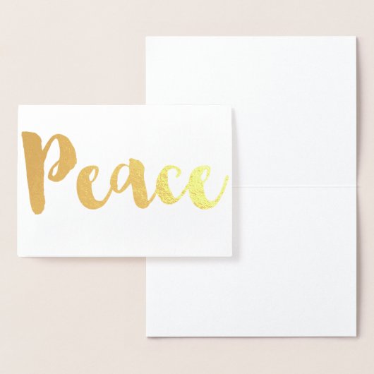 Gold Peace Folie Kaarten (Display)