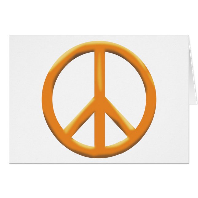 GOLD PEACE SIGN (Voorkant Horizontaal)