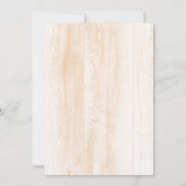 Gold & Peach Mason Jar bruiloft uitnodigingen | Ho (Achterkant)