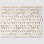 Gold Peach Squiggle Tissuepapier (Voorkant)