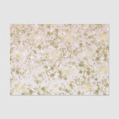 Gold Peach Stars Confetti Abstract Tissuepapier (Voorkant)