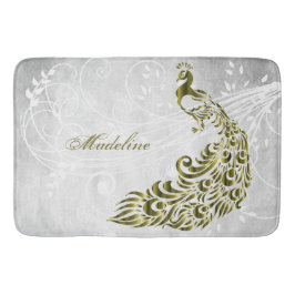 Gold Peacock - Specialized Bath Mat