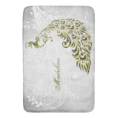 Gold Peacock - Specialized Bath Mat (Voorkant Verticaal)