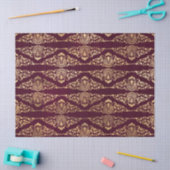 Gold Peacocks en Filigree op de ontkoppeling van B Tissuepapier (Craft)