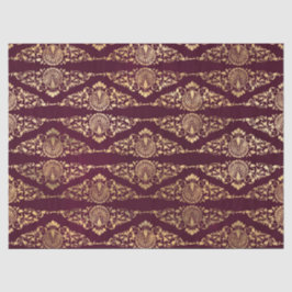 Gold Peacocks en Filigree op de ontkoppeling van B Tissuepapier