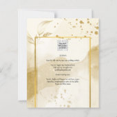 Gold Pearl WEDDING Alcohol INK Abstract LeahG (Achterkant)