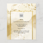 Gold Pearl WEDDING Alcohol INK Abstract LeahG (Achterkant)