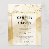 Gold Pearl WEDDING Alcohol INK Abstract LeahG (Voorkant)