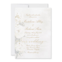 Gold & Pearl White Desdemona Rozen Weddenschap