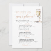 Gold Pearls en Prosecco Wat is er op uw telefoon s Kaart (Voorkant)