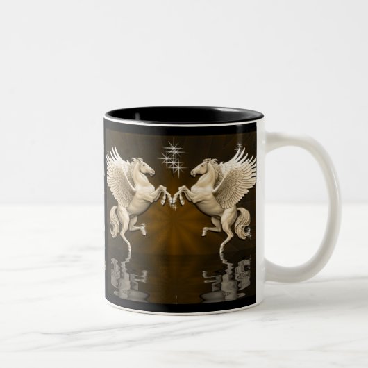 Gold Pegasus Reflections Koffie Mok (Rechts)