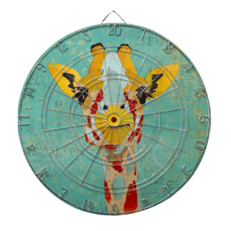 Gold Peking Giraffe Dartboard Dartbord