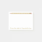 Gold Pencil Drie Post-it® Notes (Voorkant)