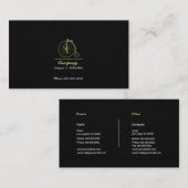 Gold Penny Farthing Visitekaartje (Voorkant / Achterkant)