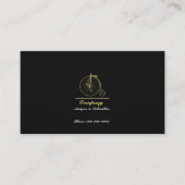 Gold Penny Farthing Visitekaartje (Voorkant)