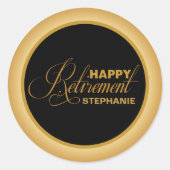 Gold Pensioen Partij Stickers (Voorkant)