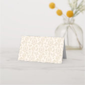 Gold Perfect Pear Flat Place Card Plaatskaartje (Achterkant)