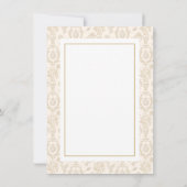 Gold Perfect Pear Foto Dank u kaart (Achterkant)