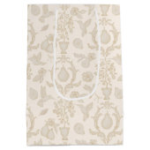 Gold Perfect Pear Vrijgezellenfeest Gift Bag Medium Cadeauzakje (Achterkant)