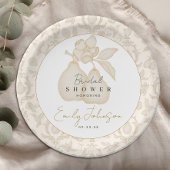 Gold Perfect Pear Vrijgezellenfeest Papier Borden Papieren Bordje