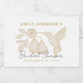 Gold Perfect Pear Vrijgezellenfeest Sparkling Wijnetiket (Enkel label)