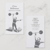 Gold  Personal Trainer Visitekaartje (Voorkant / Achterkant)