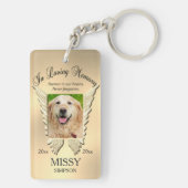 Gold Pet Memorial Sleutelhanger (achterkant)