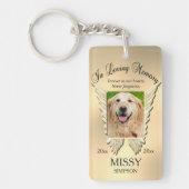 Gold Pet Memorial Sleutelhanger (Voorkant)