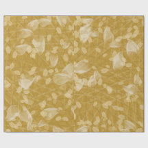 Gold Petal cadeaupapier
