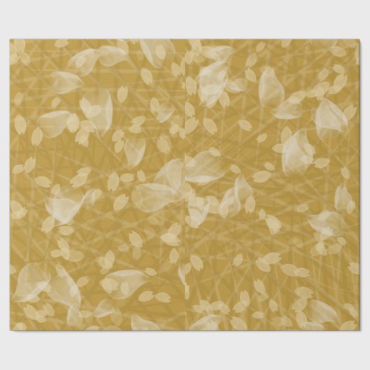 Gold Petal cadeaupapier (Zoom)