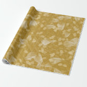 Gold Petal cadeaupapier (Uitgerold)