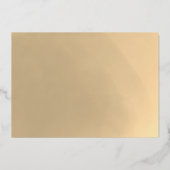 Gold PhD-Afstuderen Folie Uitnodiging (Achterkant)