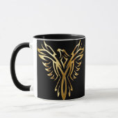 Gold Phoenix Coffee Mok (Links)