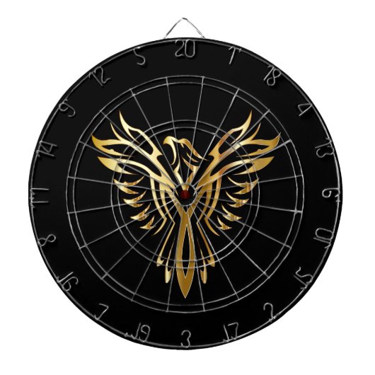 Gold Phoenix Metal Cage Dartboard Dartbord (Voorkant)