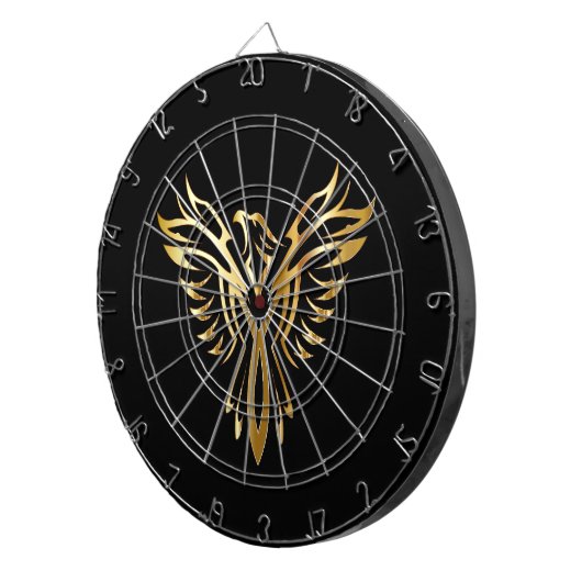 Gold Phoenix Metal Cage Dartboard Dartbord (Voorkant Rechts)
