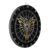 Gold Phoenix Metal Cage Dartboard Dartbord (Voorkant Links)