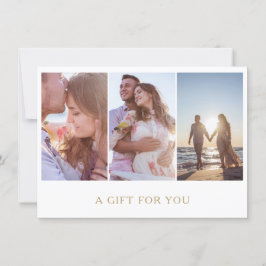 Gold Photo Collage Fotografie Cadeaubon